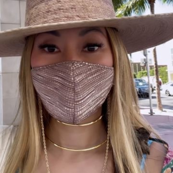 Brass choker collar necklace double bisjoux - Picture 8 of 9